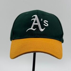 Oakland Athletics Baseball Cap Men's Green Yellow '47 MLB Sports Strapback Hat